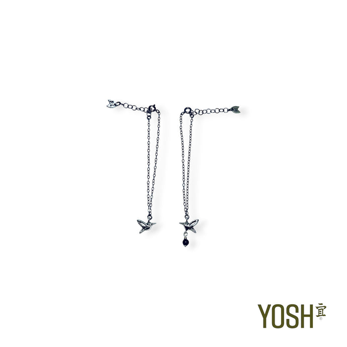 Colibrí perfil Pulsera cadena