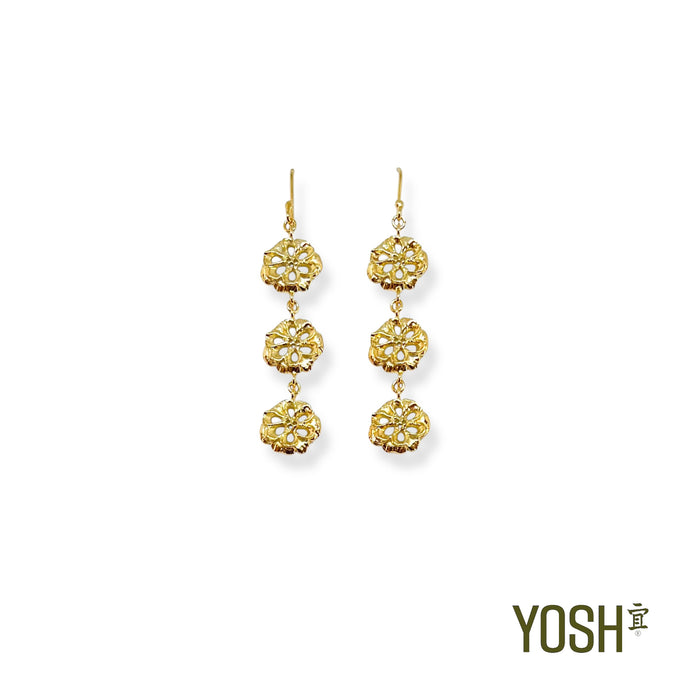 Cempasúchil Aretes sencillos 3