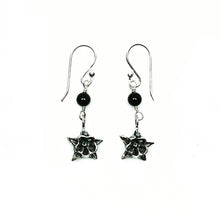 Cargar imagen en el visor de la galería, Aretes con piedras flor aquilegia
