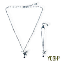 Cargar imagen en el visor de la galería, Colibrí perfil M Dije cadena
