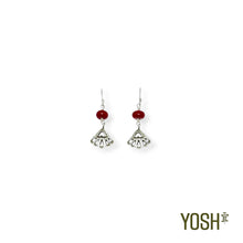 Cargar imagen en el visor de la galería, Alas Fénix Aretes con piedra
