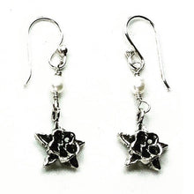 Cargar imagen en el visor de la galería, Aretes con piedras flor aquilegia
