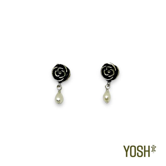 Broquel CH con piedras Flor vintage