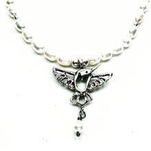 Cargar imagen en el visor de la galería, Collar con piedras Colibrí alas abiertas
