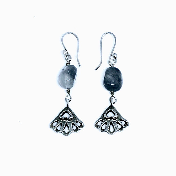 Aretes con piedra Alas Fénix