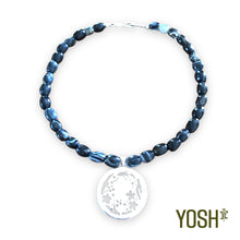 Cargar imagen en el visor de la galería, Ikebana collar con piedras
