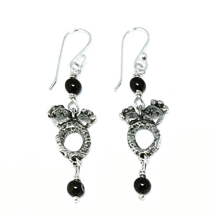 Aretes con piedras Nopal