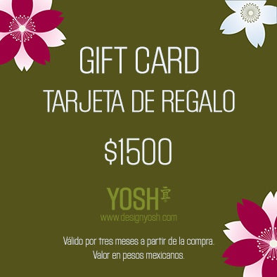 Tarjeta de regalo Gift card $1500