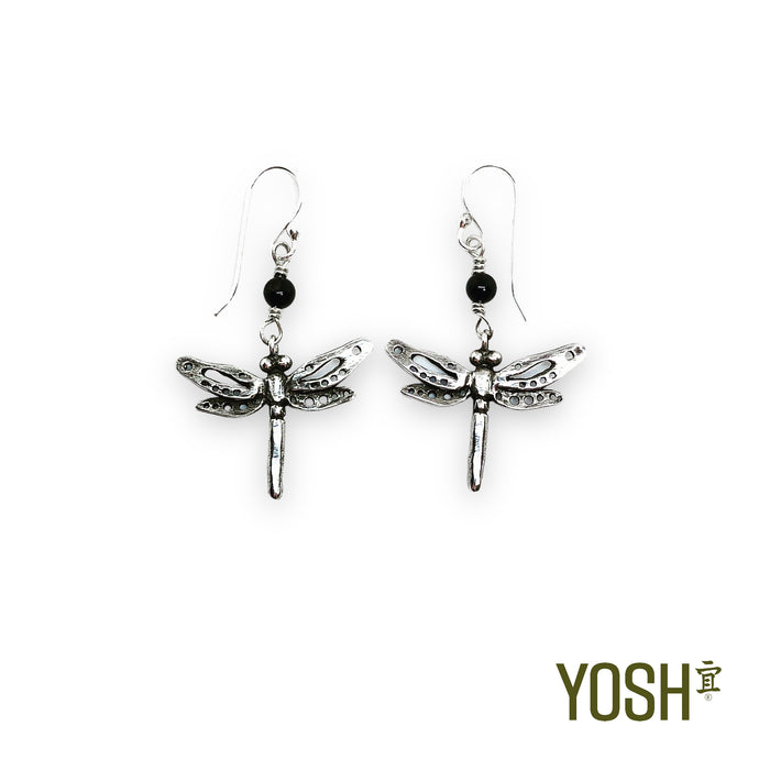 Aretes Libélula con piedras